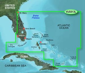 BlueChart G2 Vision - US513L- Jacksonville - Bahamas/LARGE