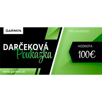Ďarčeková poukážka GARMIN v hodnote 100,-€