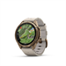 fenix 9 Pro - inReach, 43mm, AMOLED, Sapphire, Autumn Gold Titanium, Bone Leather band