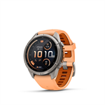 fenix 9 Pro - inReach, 43mm, AMOLED, Sapphire, Titanium, Shell Pink/Autumn Orange band