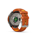 fenix 9 Pro - inReach, 47mm, AMOLED, Sapphire, Titanium, Autumn Orange/Spark Orange band
