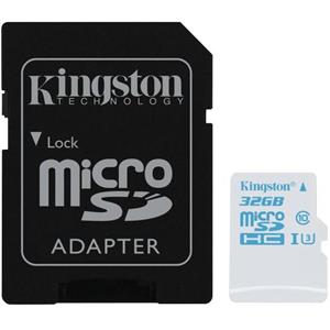 Kingston 32GB microSDHC Action Class 10 UHS-I s SD adaptérom