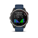 quatix 8 - 47mm, AMOLED, Sapphire, Titanium, Captain blue band