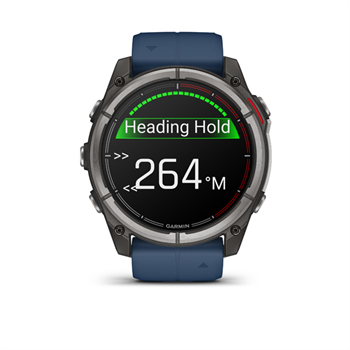 quatix 8 - 51mm, AMOLED, Sapphire, Titanium, Captain blue band