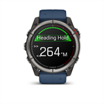 quatix 8 - 51mm, AMOLED, Sapphire, Titanium, Captain blue band