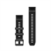 Silikonový remienok QuickFit 22 - Graphite/Black