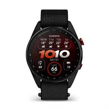 Approach S72 Black - 47 mm Carbon Gray/Red DLC