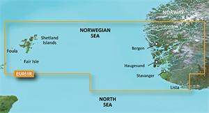 BlueChart G3 Vision - EU051R /Nórsko Lista-Sognefjorden/ REGULAR