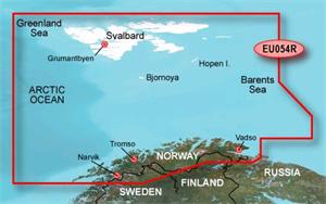 BlueChart G3 Vision - EU054R /Nórsko Vestfjd-Svalbard-Varanger/ REGULAR
