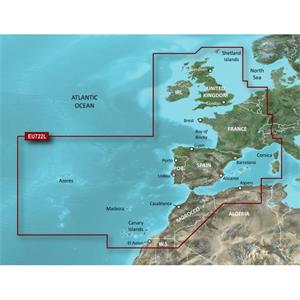 BlueChart G3 Vision - VEU722L /Európa-Atlantik pobrežie/ LARGE