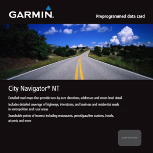 City Navigator India NT, microSD/SD