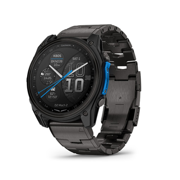 D2 Mach 2 - 51mm, AMOLED, Sapphire, Carbon Gray DLC Titanium, Titanium Band