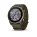 Enduro 4, Titanium with dark olive ComfortFit fabric band