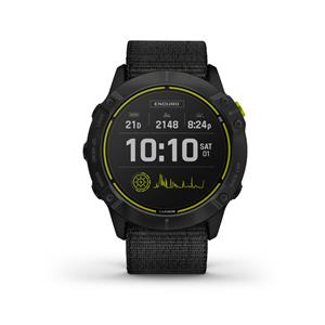 Enduro, Carbon Gray DLC Titanium, Black UltraFit Nylon strap