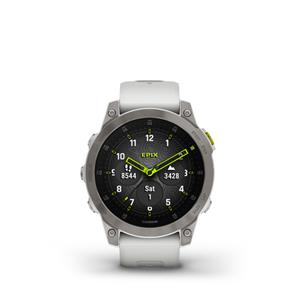 epix (Gen 2), Sapphire, Carrera White, Titanium, Silicone Band