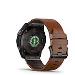 epix Pro (g2) Sapphire, 51mm, Carbon Gray DLC Titanium, Chestnut Leather band