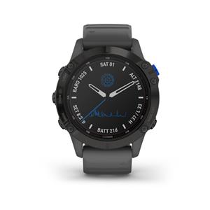 fenix 6 Pro Solar, Black, Slate Gray Band