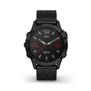 fénix 6 Sapphire, Black DLC, Nylon band