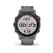 fenix 6S Pro Solar, Amethyst Steel, Shale Gray Band