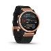 fénix 6S Sapphire, Rose Gold-tone, Heathered Black Nylon Band