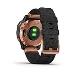 fénix 6S Sapphire, Rose Gold-tone, Heathered Black Nylon Band