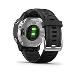 fenix 6S Solar, Silver, Black Band