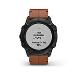 fénix 6X Sapphire, Black DLC, Chestnut Leather Band