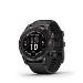 fenix 7 Pro Sapphire Solar, Carbon Gray DLC Titanium, Black Band