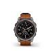 fenix 7 Pro Sapphire Solar, Titanium, Chestnut Leather Band