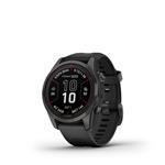 fenix 7S Pro Sapphire Solar, Carbon Gray DLC Titanium, Black Band