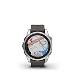 fenix 7S Pro Solar, Silver Stainless Steel, Graphite Band