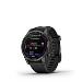 fenix 7S Sapphire Solar, Carbon Gray DLC Titanium, Black Band