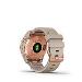 fenix 7S Sapphire Solar, Rose Gold Titanium, Limestone Leather Band