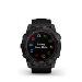 fenix 7X Sapphire Solar, Black DLC Titanium, Black Band