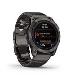 fenix 7X Sapphire Solar, Carbon Gray DLC Titanium, Titanium Band