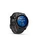 fenix 8 - 43mm, AMOLED, Sapphire, Carbon Gray DLC Titanium, Black/Pebble Gray band
