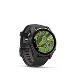 fenix 8 - 43mm, AMOLED, Sapphire, Carbon Gray DLC Titanium, Black/Pebble Gray band