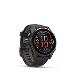 fenix 8 - 43mm, AMOLED, Sapphire, Carbon Gray DLC Titanium, Black/Pebble Gray band