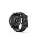 fenix 8 - 43mm, AMOLED, Sapphire, Carbon Gray DLC Titanium, Black/Pebble Gray band