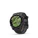 fenix 8 - 43mm, AMOLED, Sapphire, Carbon Gray DLC Titanium, Black/Pebble Gray band