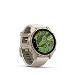 fenix 8 - 43mm, AMOLED, Sapphire, Soft Gold, Fog Gray/Dark Sandstone band