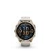 fenix 8 - 43mm, AMOLED, Sapphire, Soft Gold, Fog Gray/Dark Sandstone band