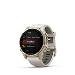 fenix 8 - 43mm, AMOLED, Sapphire, Soft Gold, Fog Gray/Dark Sandstone band