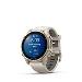 fenix 8 - 43mm, AMOLED, Sapphire, Soft Gold, Fog Gray/Dark Sandstone band