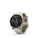 fenix 8 - 43mm, AMOLED, Sapphire, Soft Gold, Fog Gray/Dark Sandstone band