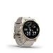 fenix 8 - 43mm, AMOLED, Sapphire, Soft Gold Stainless Steel, Fog Gray Leather band