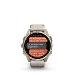 fenix 8 - 43mm, AMOLED, Sapphire, Soft Gold Stainless Steel, Fog Gray Leather band
