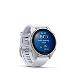 fenix 8 - 43mm, AMOLED, Silver, Whitestone band