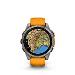 fenix 8 - 47mm, AMOLED, Sapphire, Titanium, Spark Orange/Graphite band