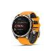 fenix 8 - 47mm, AMOLED, Sapphire, Titanium, Spark Orange/Graphite band